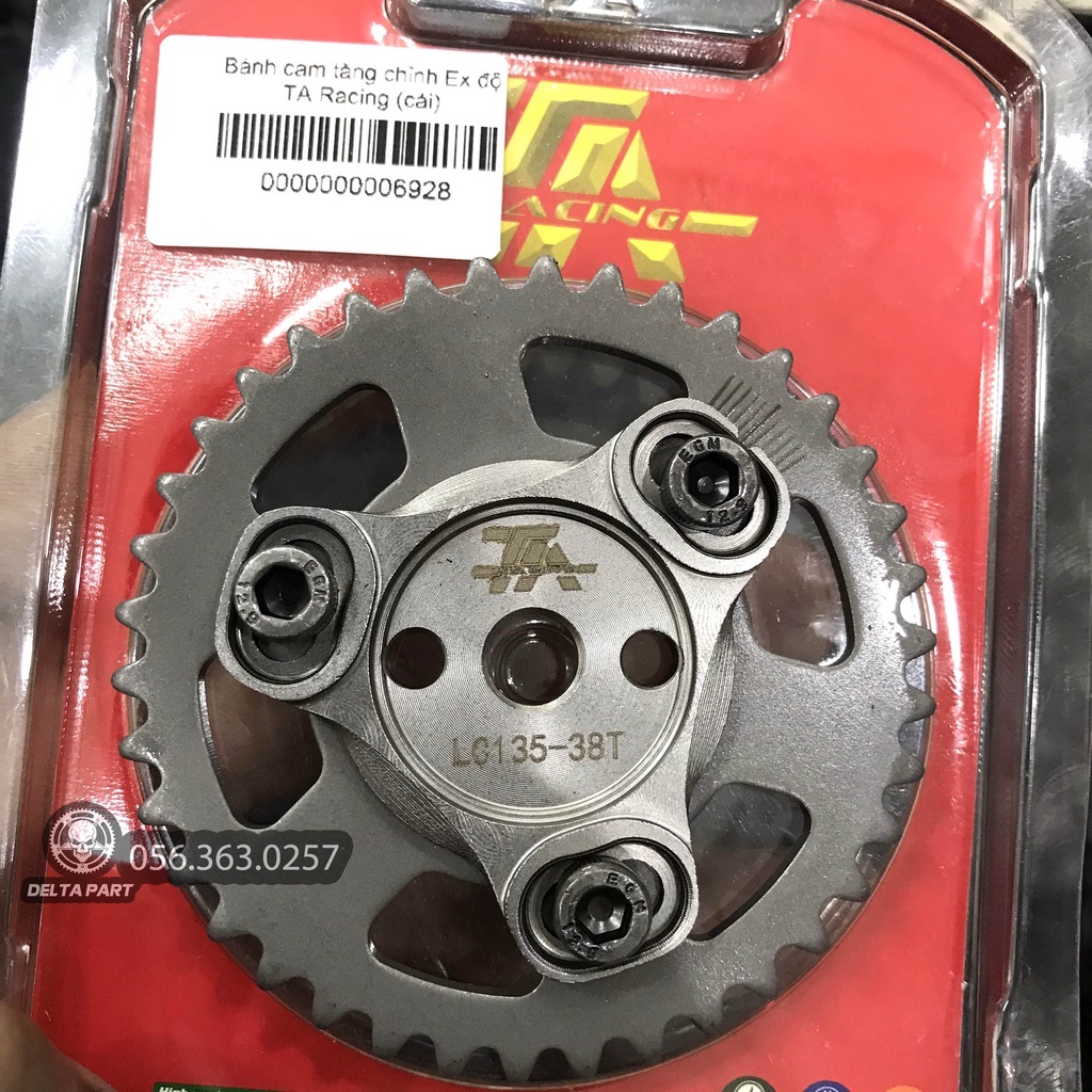 Bánh Cam Tăng Chỉnh Dream, Wave S110, Winner, Sonic, Raider, Satria, SH, Vario MIO Exciter 135 150 155 TA Racing