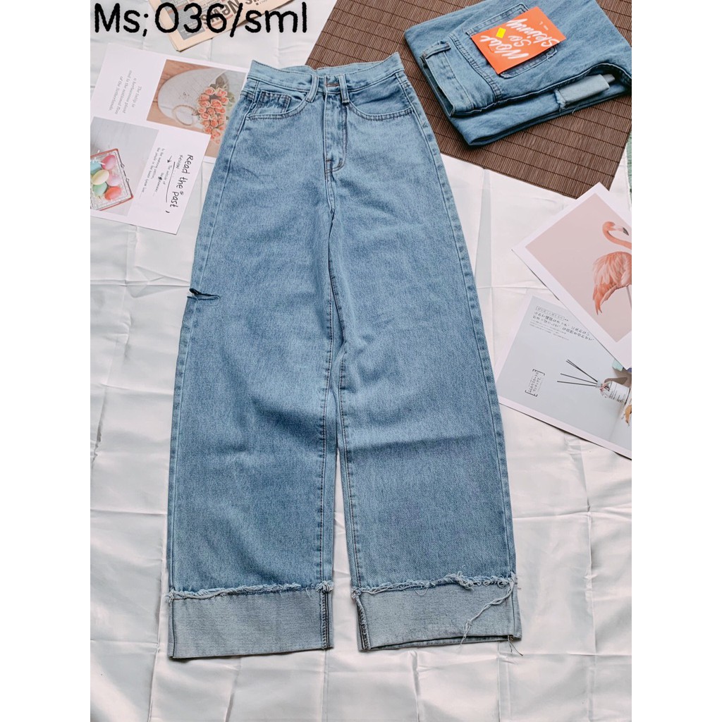 Quần baggy jean nữ cao cấp, lưng cao,màu xanh , quần jean nữ  LB278 Shop SaigonMen | BigBuy360 - bigbuy360.vn