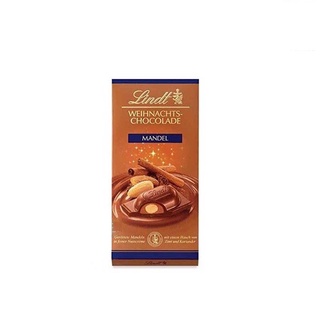 Socola almond hạnh nhân hiệu Lindt Christmas 100g