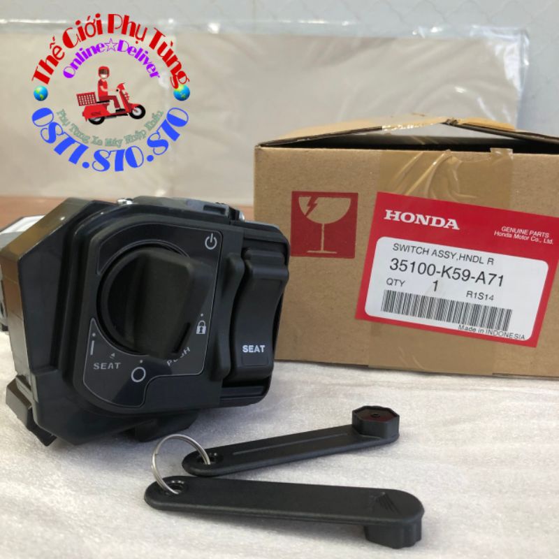 [Ảnh thật][Chính hãng] BỘ KHÓA SMARTKEY VARIO, CLICK 150 2018-2021 ZIN MỚI