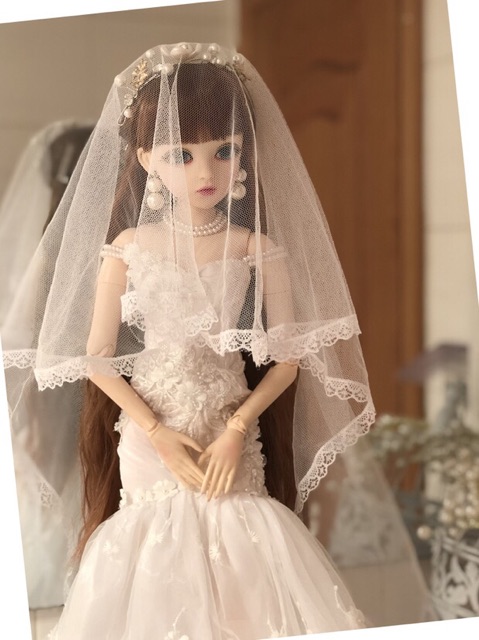 Búp bê bjd 60cm mặc váy đuôi cá