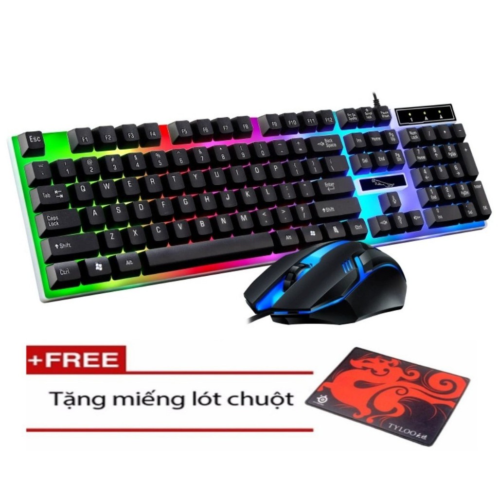 Bộ bàn phím và chuột G21B chuyên Game Led 7 màu - VL