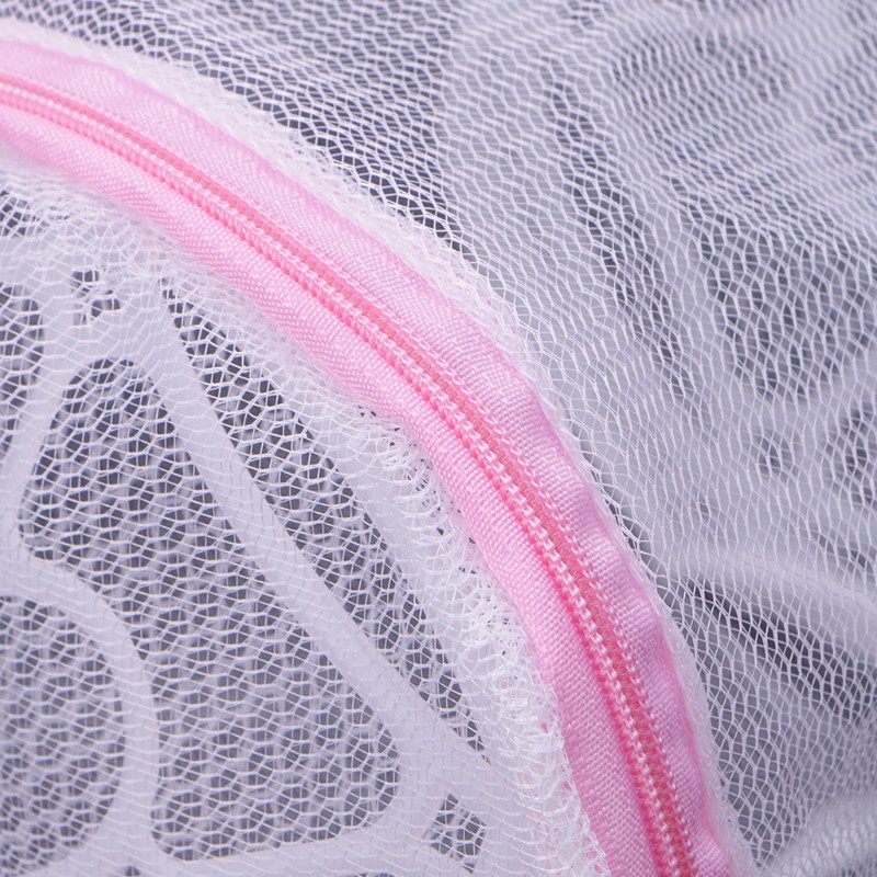 Túi Lưới Giặt Đồ Lót / Vớ Có Khóa Kéo Tiện Dụng