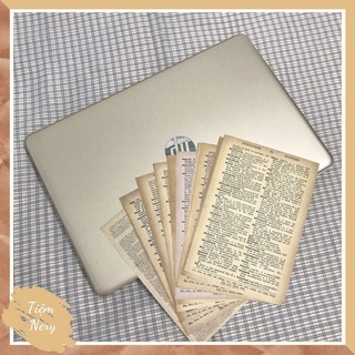 Set 15 tờ giấy nền vintage trang trí sổ