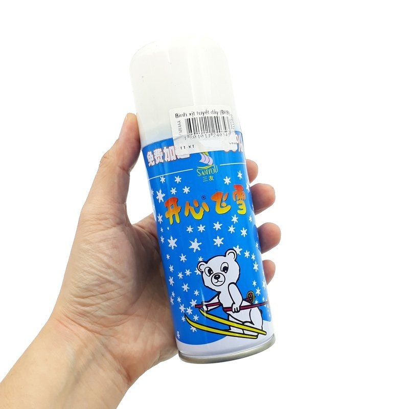 Bình Xịt Tuyết 13871 - Chai Màu Xanh - Xịt Bông Tuyết