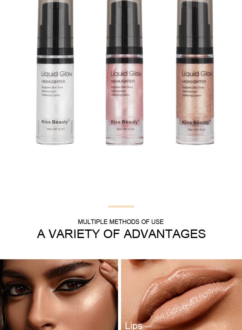 [Hàng mới về] Kem nền bắt sáng che khuyết điểm dạng lỏng Kiss Beauty 6ml | BigBuy360 - bigbuy360.vn