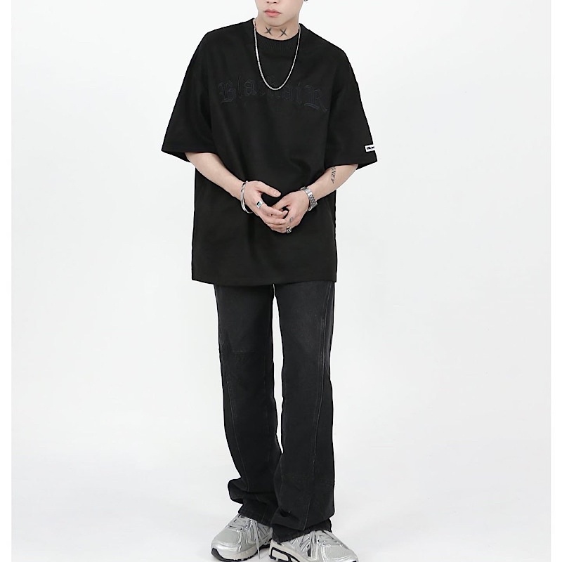 Áo phông Blackair da lộn mẫu mới chính hãng form rộng unisex nam nữ