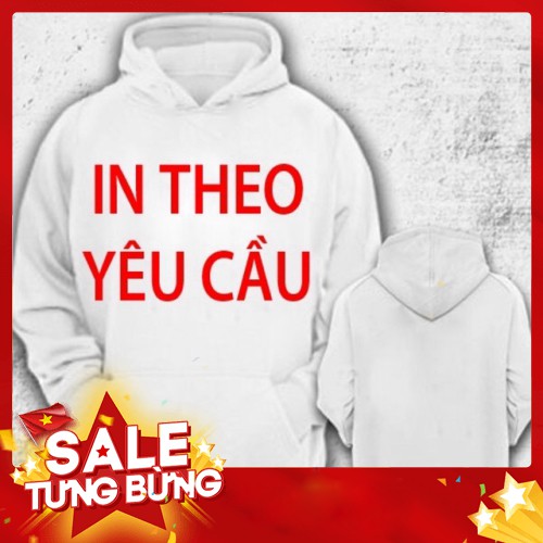 -HÀNG NHẬP KHẨU Áo hoodie unisex nam nữ hinh theo yêu cầu có bigsize vải nỉ bông dày dặn Liên hệ mua hàng 084.209.1989