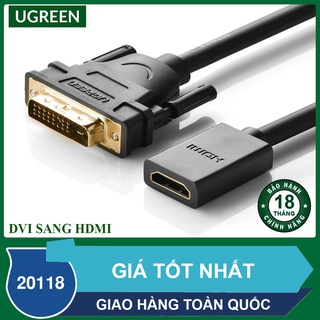 Cáp chuyển đổi cổng dvi sang cổng hdmi - dvi to hdmi cao cấp - ugreen 20118