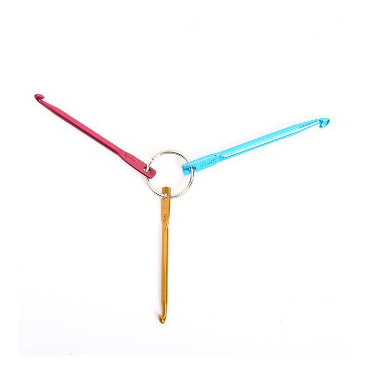 Bộ móc khoá 3 cây kim đan kích cỡ 3/4/5mm