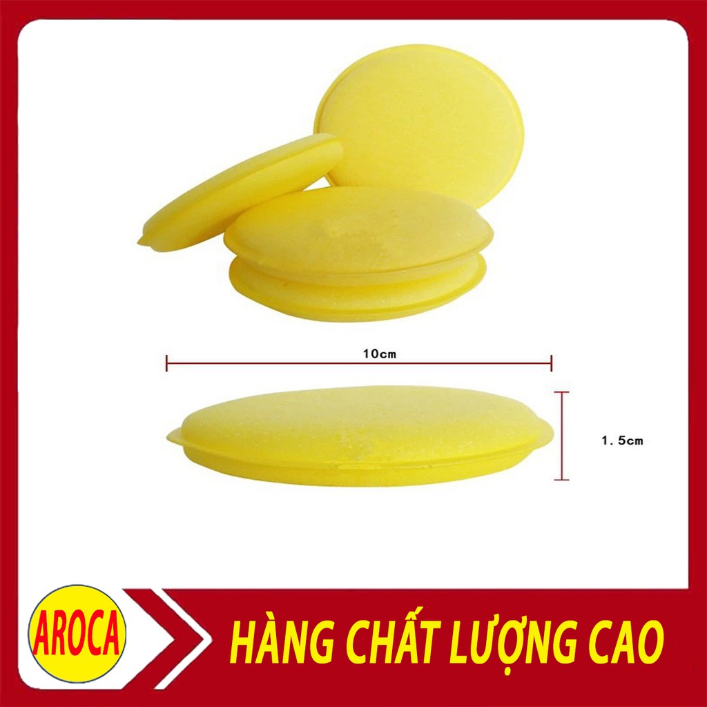Mút Xốp Xoa Bóng Ô tô, Xe Máy - Làm Bóng Nội Thất, Ngoại Thất Xe Hơi AROCA