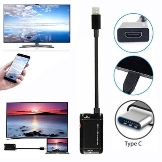 ECVN USB 3.1 Type C to 4K HDMI Conversion Adapter Cable For Android Phone Tablet