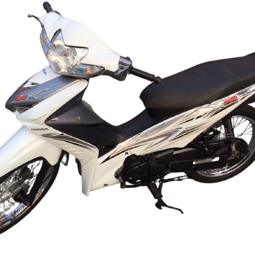 Bộ dàn áo xe WAVE RSX 110 màu TRẮNG GHI đời 2010 - 2012, nhựa nguyên sinh ABS cao cấp G549