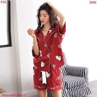 Pyjama đỏ hình gấu - Micha P26
