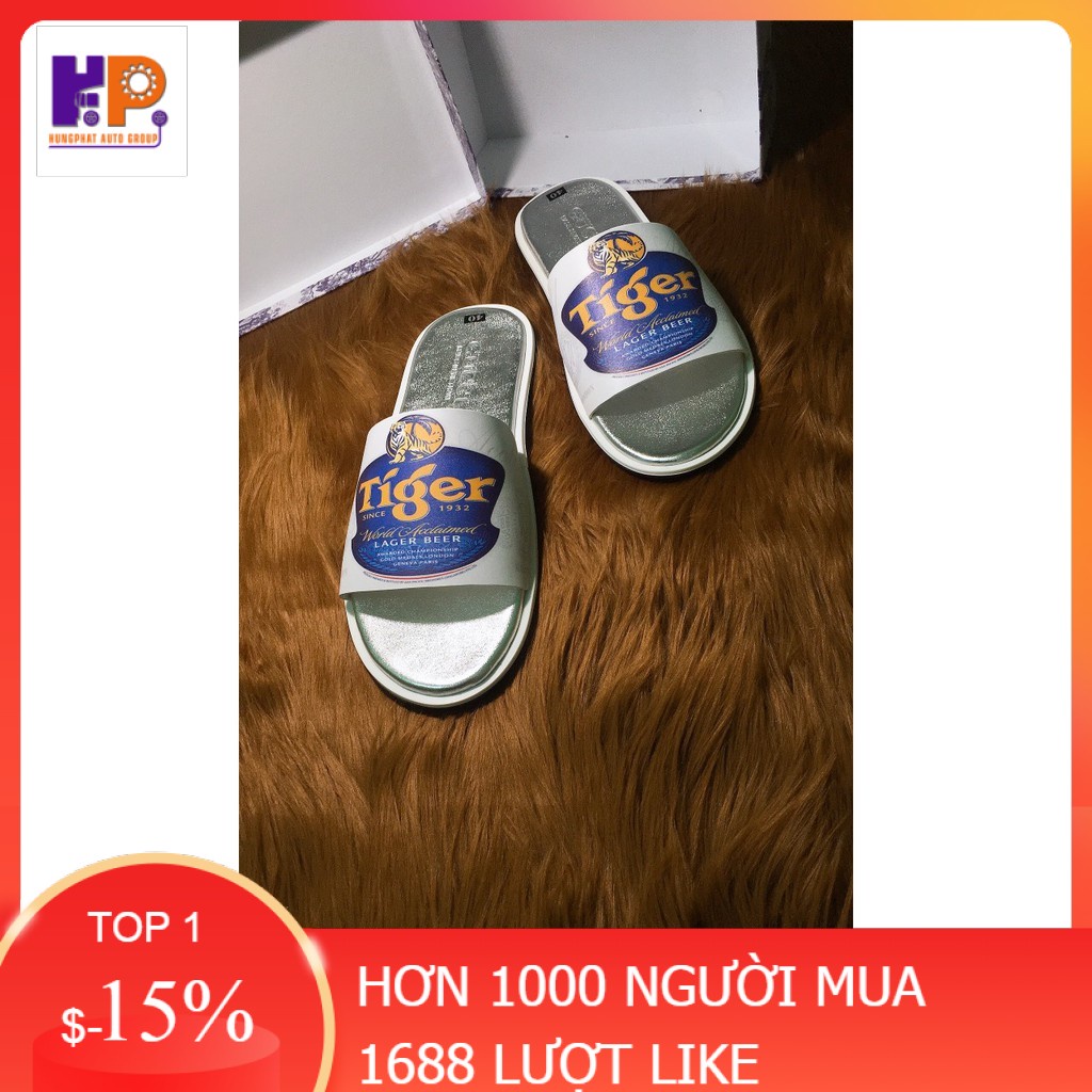 SALE Dép nam THÁI LAN QUAI NGANG IN LOGO CHUYỂN NHIỆT T.I.G.E.R HOT 2021