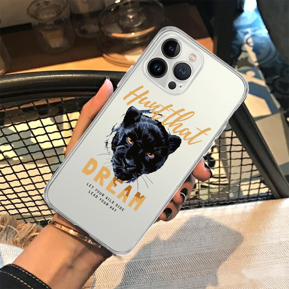 Vỏ ốp iPhone TPU dẻo trong suốt Be The Wild cho iPhone 6 đến 13 pro max - Chinchincase