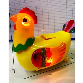 Đồ chơi gà đẻ trứng vàng nhạc đèn vui nhộn