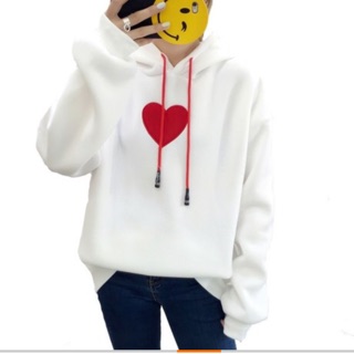 Áo hoodie trái tim đỏ