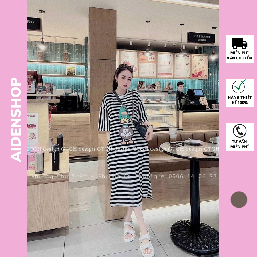 [GIÁ SỈ]Váy bầu xinh chất cotton dáng suông dài đuôi cá