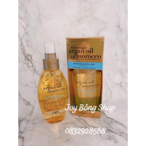 Dầu dưỡng tóc Argan Oil Morocco Extra Penetrating Oil 100ml