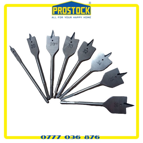 Mũi khoan gỗ đuôi cá, mũi khoét mang cá, mũi khoan gỗ dẹt Makita  PK MUK
