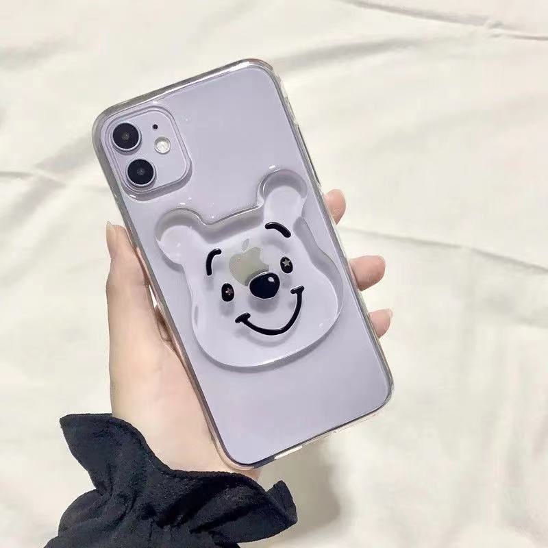 Ốp điện thoại TPU Winnie the Pooh thích hợp cho IPhone 12 12Pro Max 11 11Pro Max X Xs Xr Xs Max 8 7 6 6s Plus Se 2020