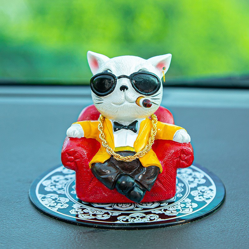 Mèo Talking Tom Siêu Ngầu Trang Trí Taplo Ô Tô , Văn Phòng , Trưng Bày