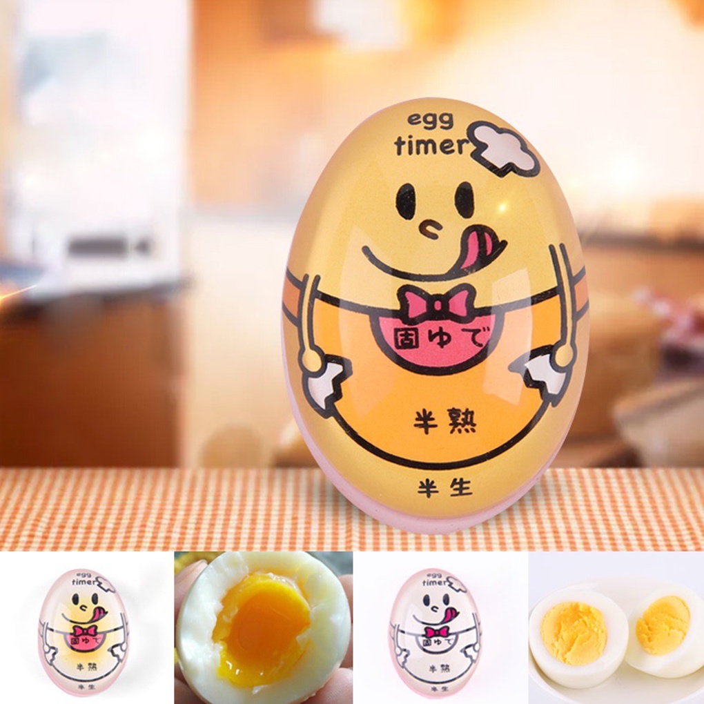 Egg Timer Water Boiling Kitchen Egg Cooker Color Changing Resin Cooking Helper Reminder for Home Outdoors