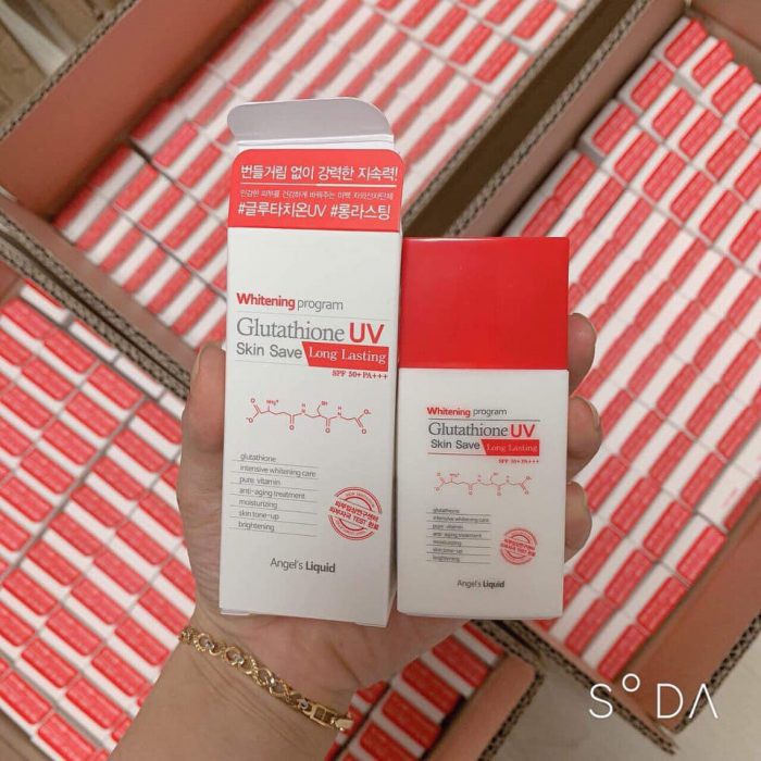 Kem Chống Nắng Dưỡng Trắng Da Glutathione UV Skin Save SPF50+ PA+++