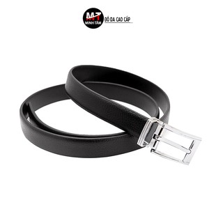 Thắt lưng nữ Minh Tâm da bò , khóa kim loại kiểu kim lỗ MT712
