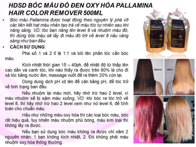 Bóc Màu Palamina CAM KẾT CHÍNH HÃNG Ạ!