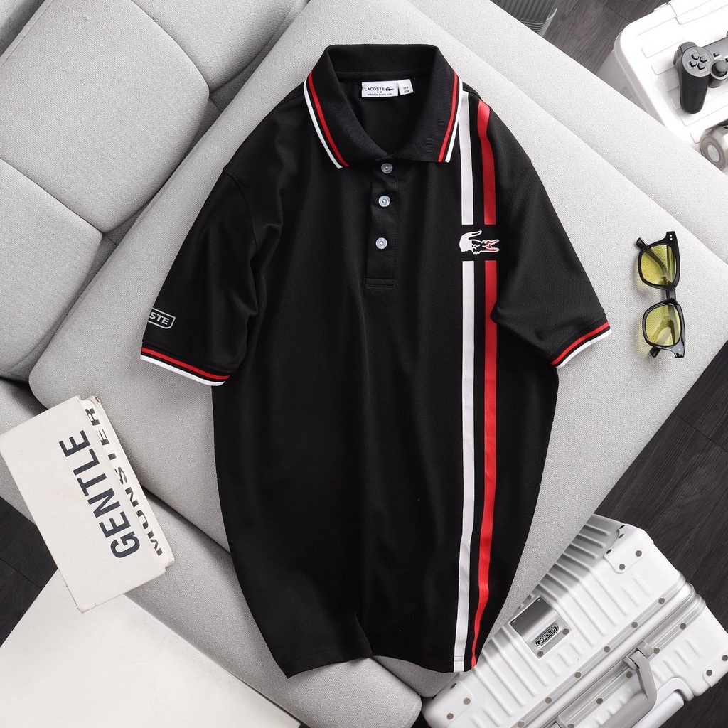 Áo polo nam Lacoste VNXK, áo phông có cổ. Vải cá sấu chống xù, chống nhăn, thoáng mát cho người mặc ALP005.