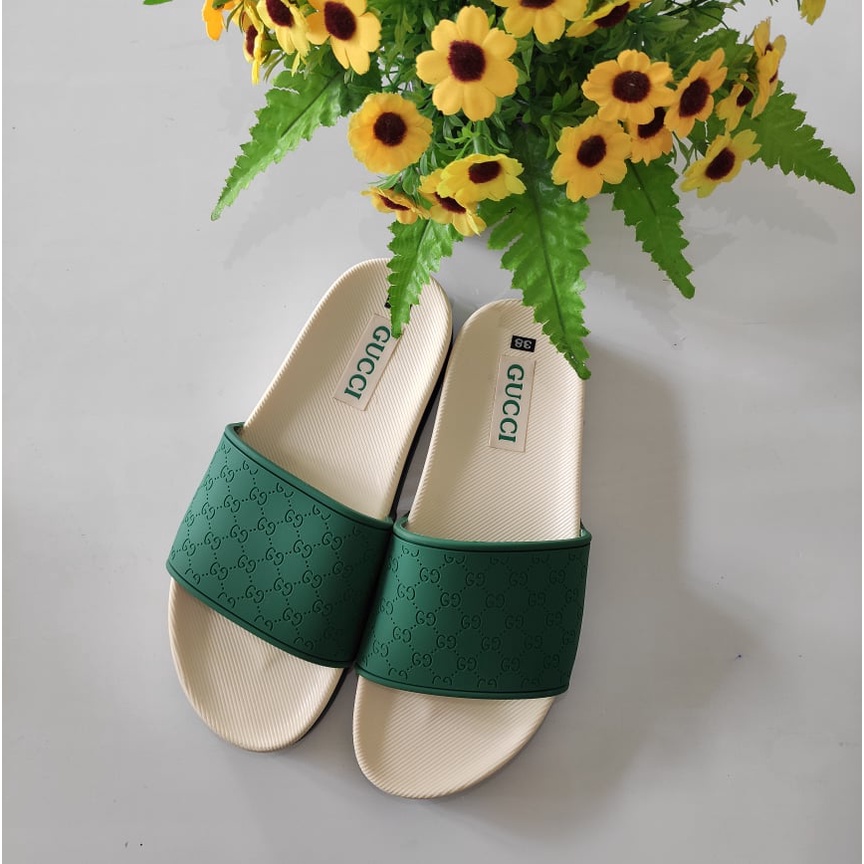 ⚡HÀNG SIÊU CẤP⚡ Dép quai ngang nam GC đế trắng quai xanh - Dép lê nam Hàn Quốc siêu đẹp