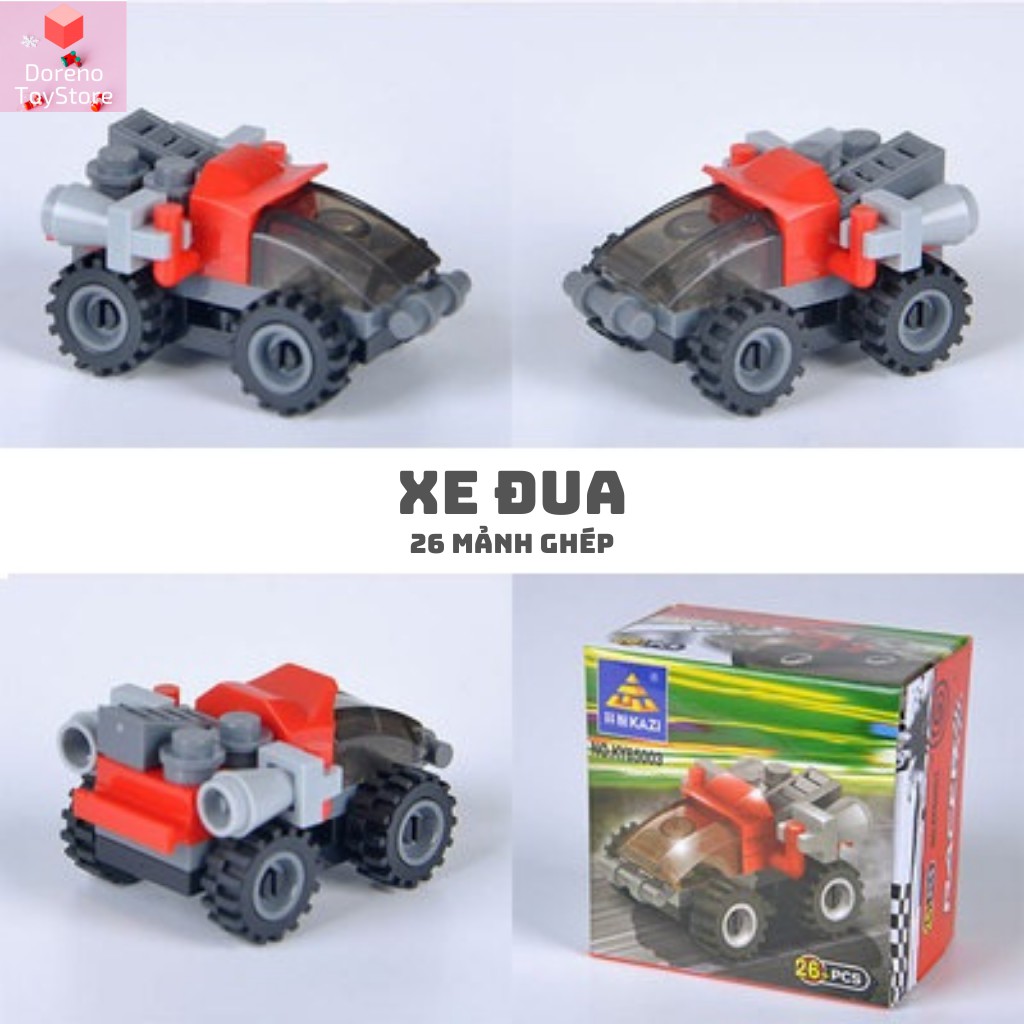 Đồ chơi lego xe tăng máy bay , lego lắp ghép thông minh Doreno store nhựa abs cho bé từ 3 đến 8 tuổi.