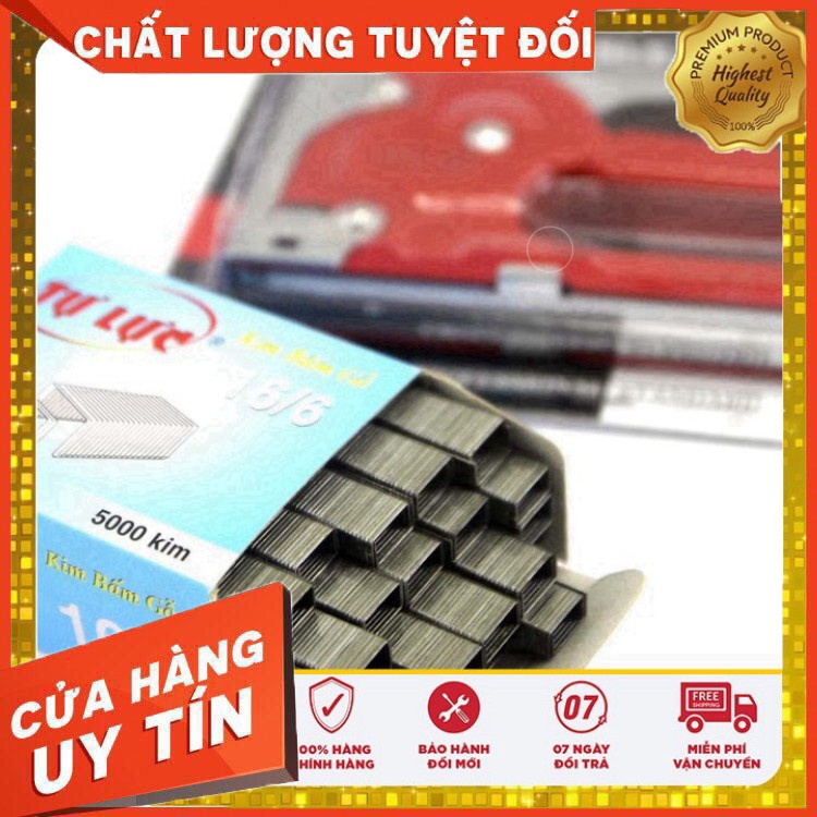 [ GIÁ RẺ NHẤT - HÀNG CHÍNH HÃNG ] Hộp 5000 ghim bấm gỗ tự lực 16/6