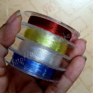 Cước không co giãn xâu vòng có màu