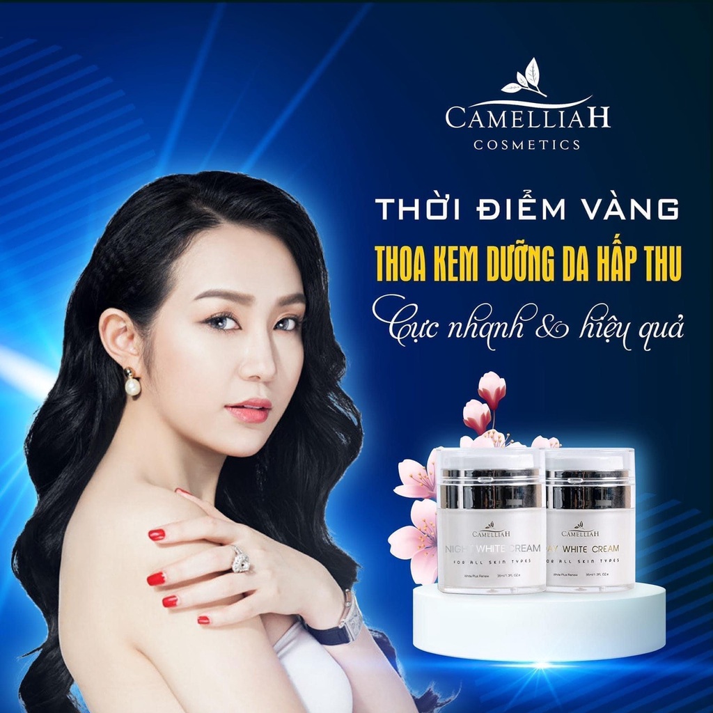 Kem Dưỡng Trắng Da Ngày & Đêm - Night And Day White Cream chính hãng CamelliaH