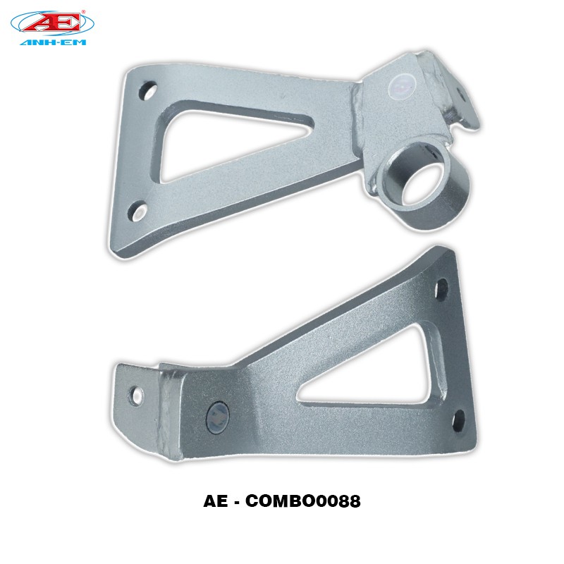 Gác chân sau sắt RGV (Cặp) SUZUKI SPORT - SU XIPO - RG 110 - RGV 120 - SATRIA 2000