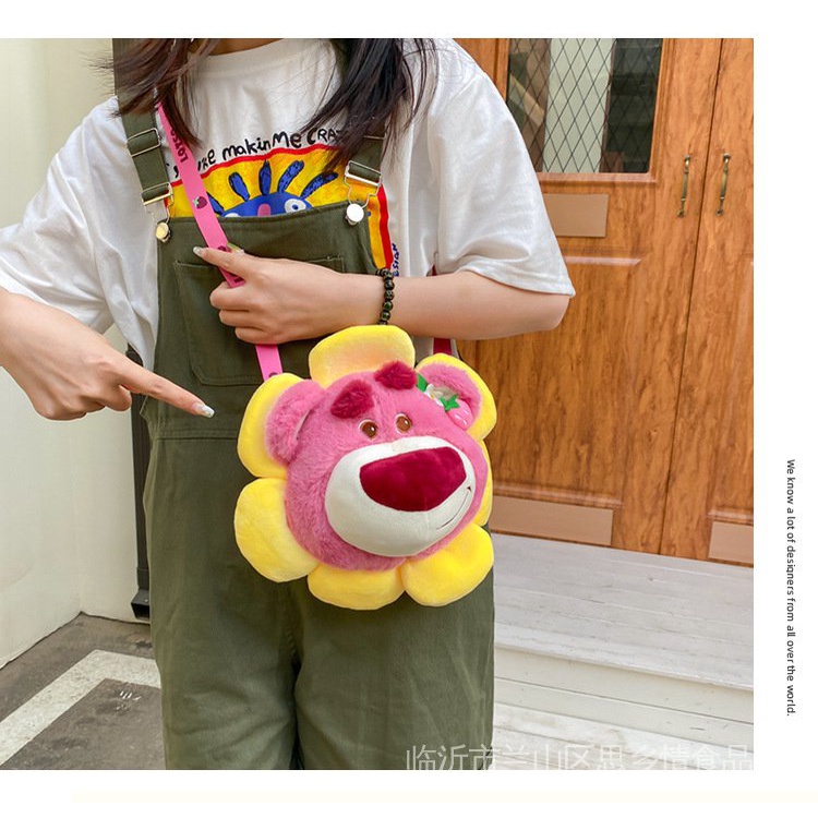 Túi Đeo Chéo Hình Búp Bê Nhồi Bông Dễ Thương Thời Trang Cho Nữ 2022