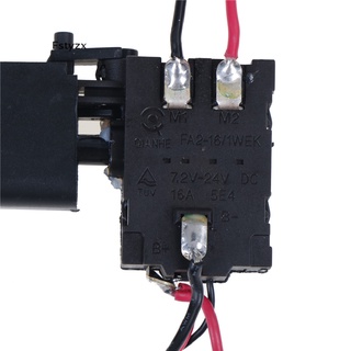 Fstyzx DC 7.2-24V Electric Drill Dustproof Speed Control Push Button Trigger Switch FY
