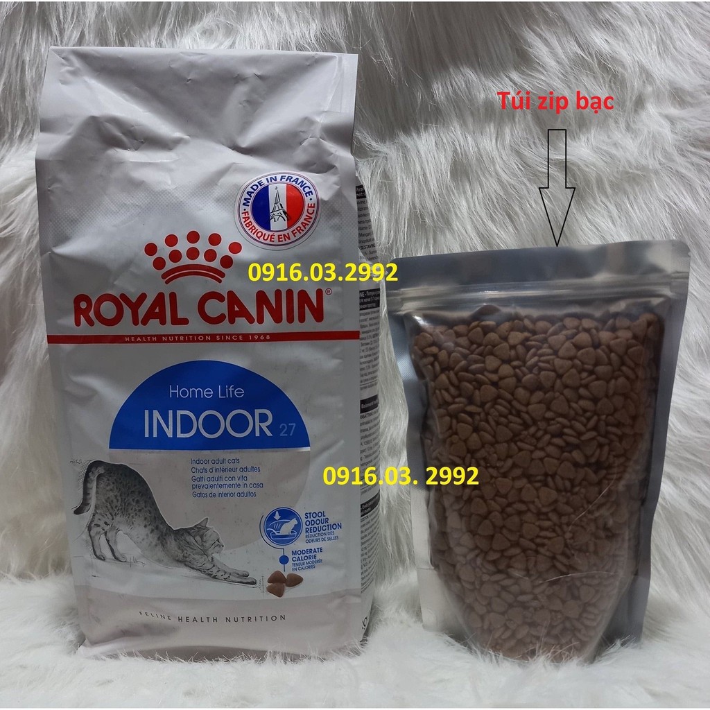Thức ăn cho mèo Royal canin indoor [1kg túi zip]