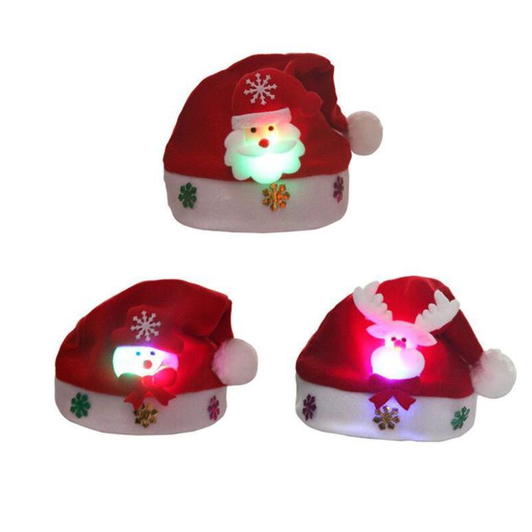 MŨ NOEL HOẠT HÌNH PHÁT SÁNG