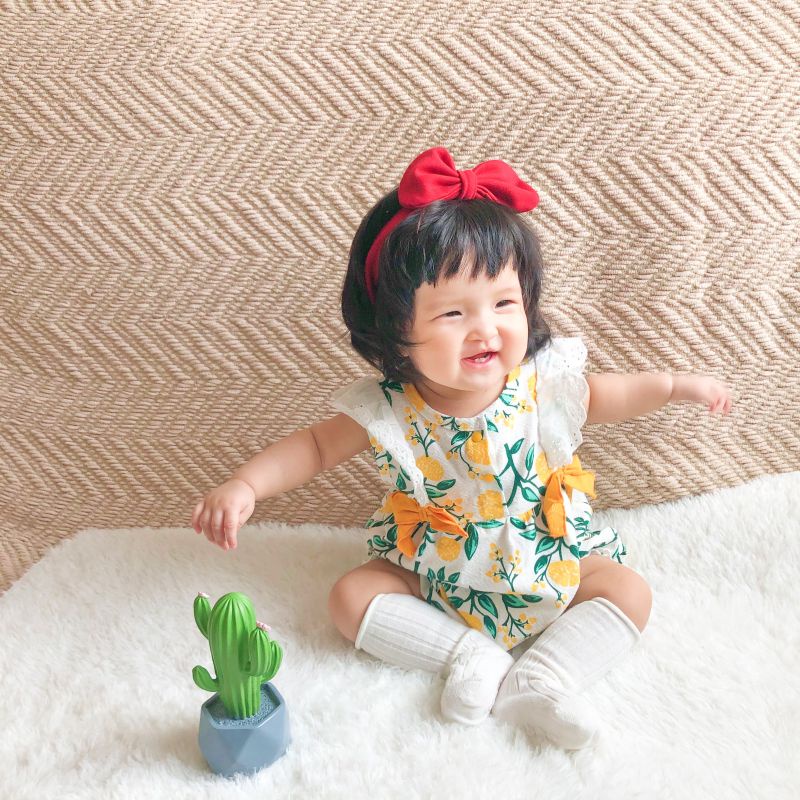 Soffny Áo Liền Quần Soffny In Hoạ Tiết Hình Dễ Thương Độc Đáo Cho Bé