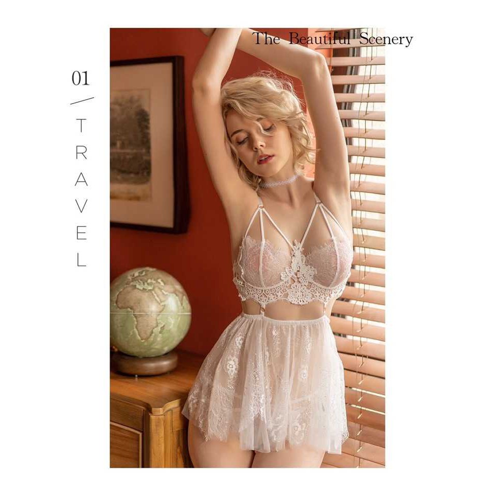 Set Đồ Lót Ren Quyến Rũ Cho Nữ