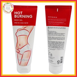 [Mẫu Mới 2020] Kem Tan Mỡ Missha Hot Burning Perfect Body Gel tuýp 200ml
