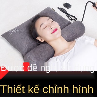 Gối đốt sống cổ chữa cột đặc biệt bảo vệ sưởi ấm massage trị thoái hóa Kiều mạch vòng kéo người lớn