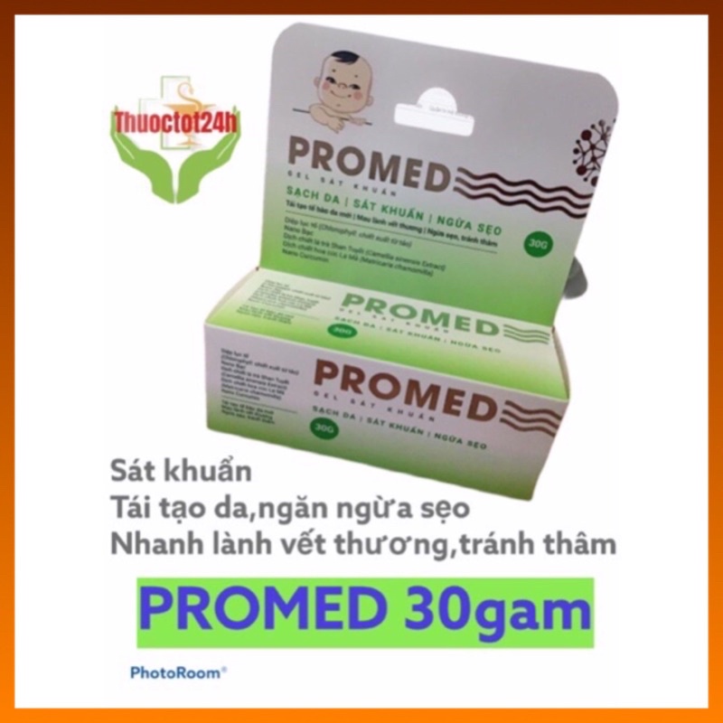 Gel sát khuẩn da, ngừa sẹo an toàn cho bé Promed