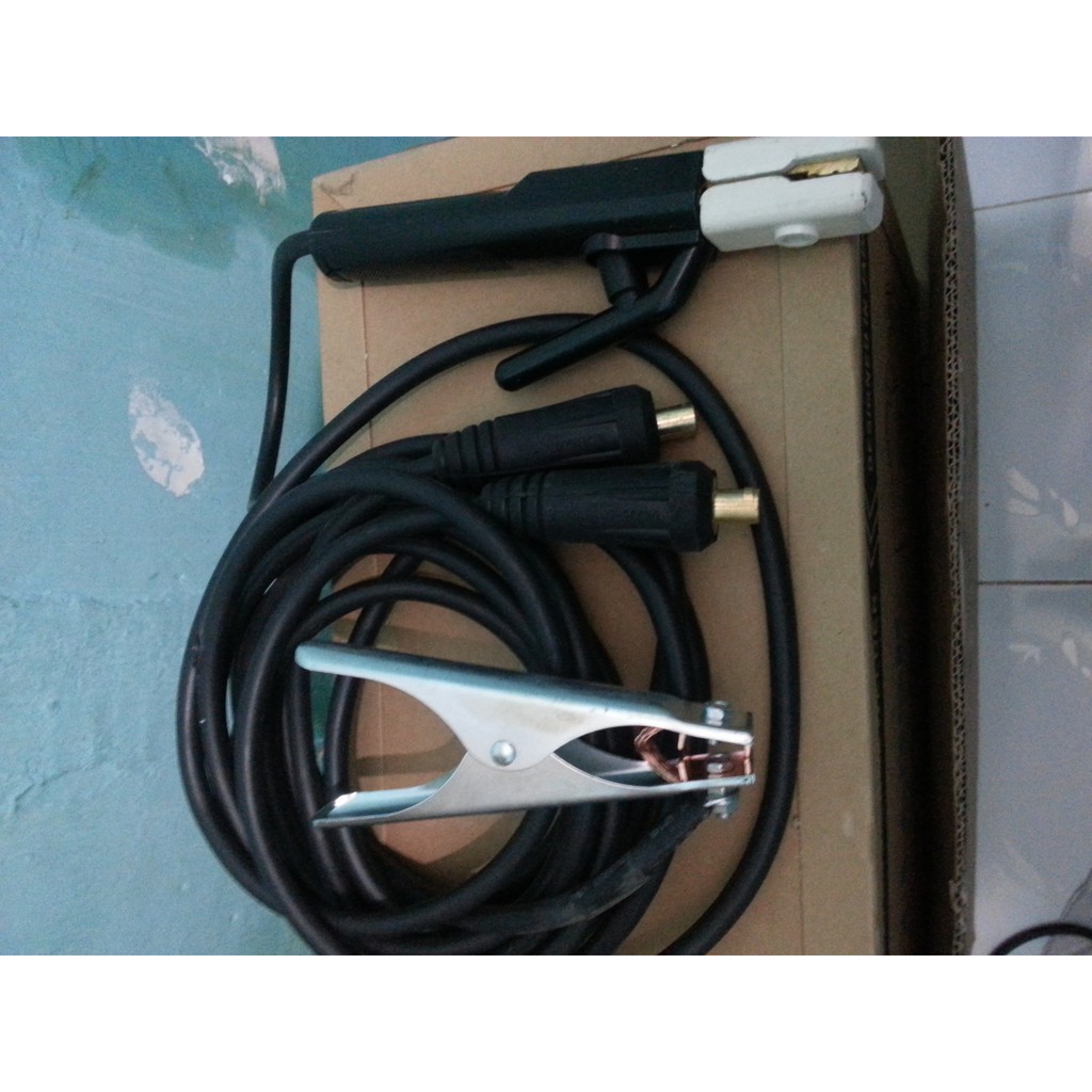 Bộ dây cáp hàn que máy hàn điện tử 300a