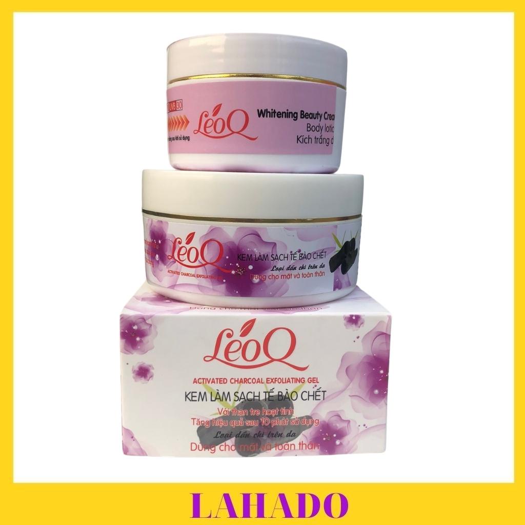 Tẩy tế bào chết body toàn thân than hoạt tính LeoQ 200ml