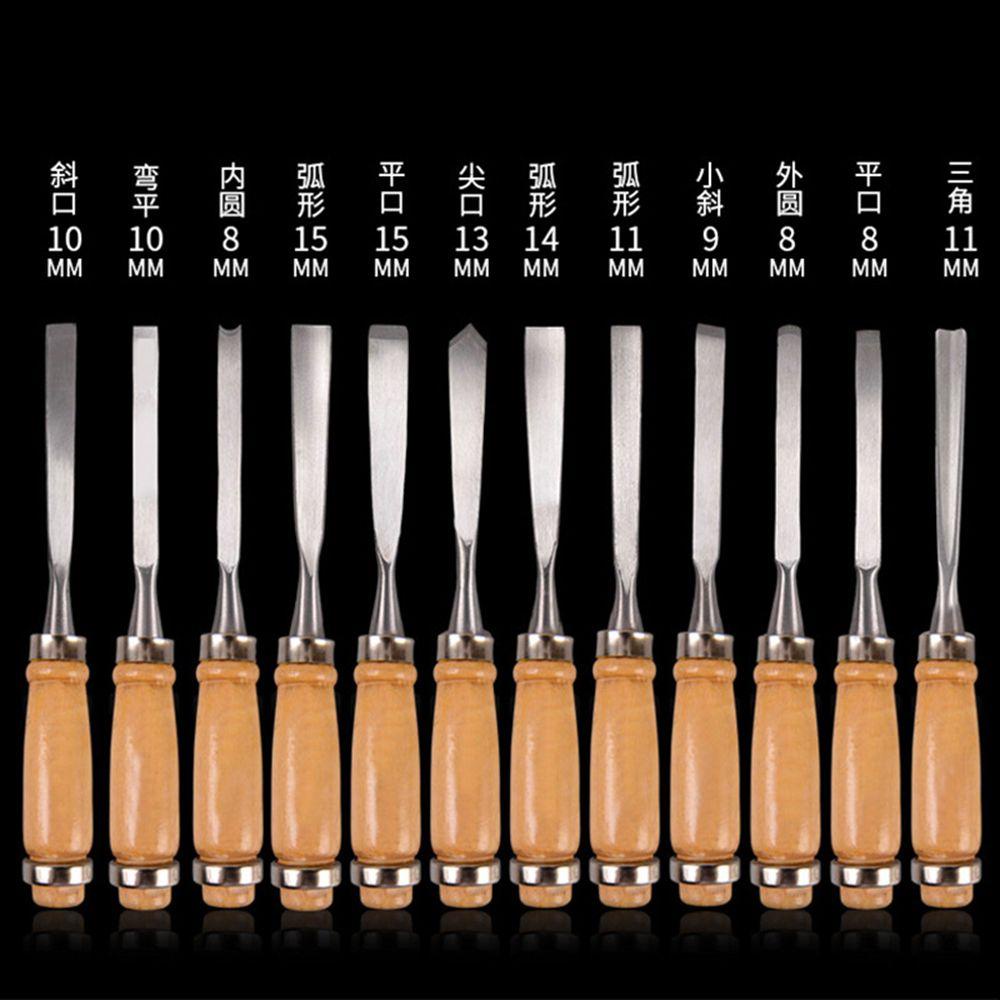 Bộ 12 Dụng Cụ Điêu Khắc Gỗ